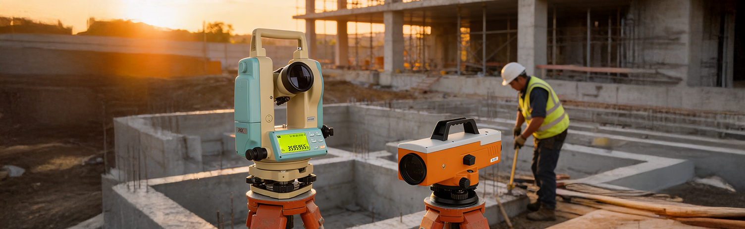 Чем различаются теодолит и нивелир?