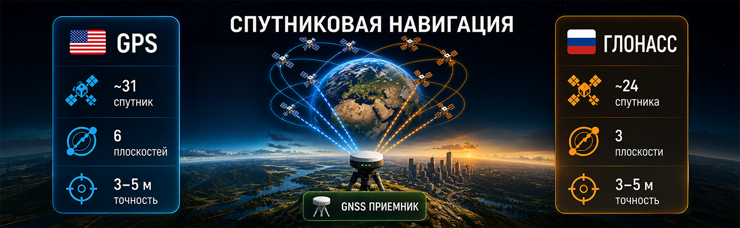 Чем отличается GPS от ГЛОНАСС