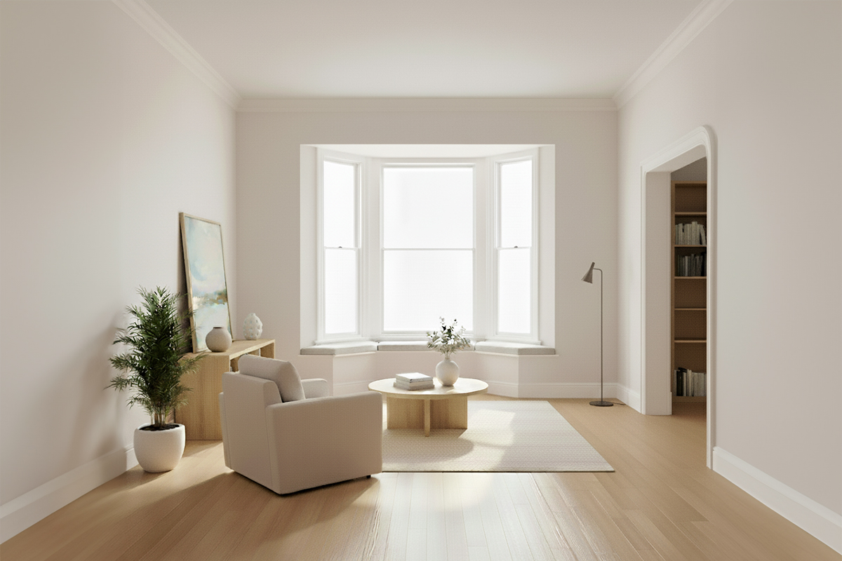 комната с эркером