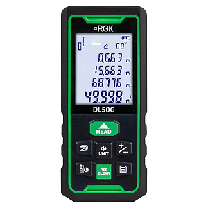 RGK DL50G - лазерный дальномер с зеленым лучом