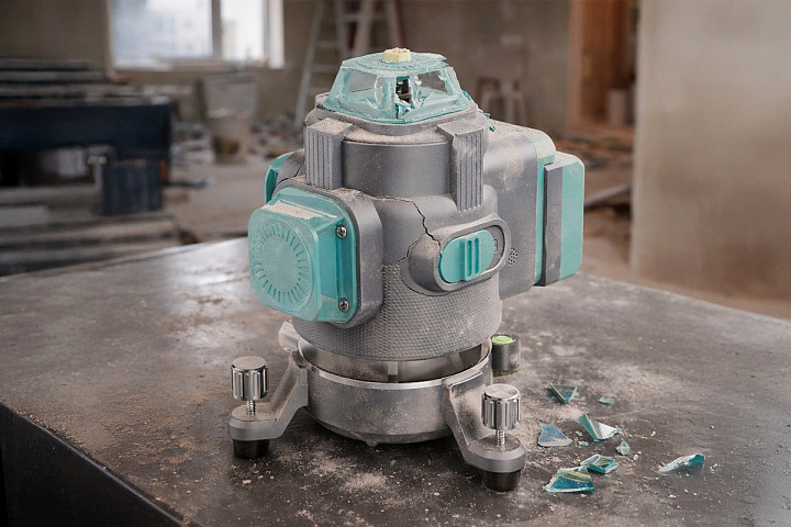 Не работает лазерный уровень