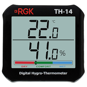 Цифровой термогигрометр RGK TH-14 с поверкой