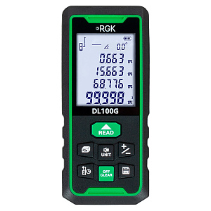 RGK DL100G - лазерный дальномер с зеленым лучом