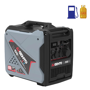 AiGento X-55iG - инверторный двухтопливный генератор
