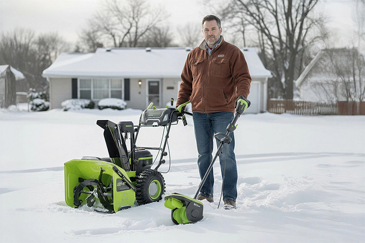 Рейтинг аккумуляторных снегоуборщиков