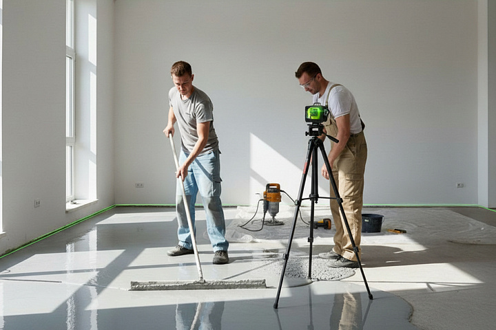 Как правильно залить наливной пол