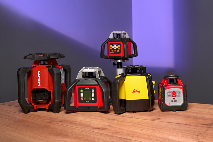 Рейтинг ротационных нивелиров