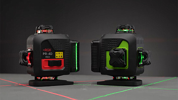 Выбираем лазерный уровень: красный или зелёный луч?
